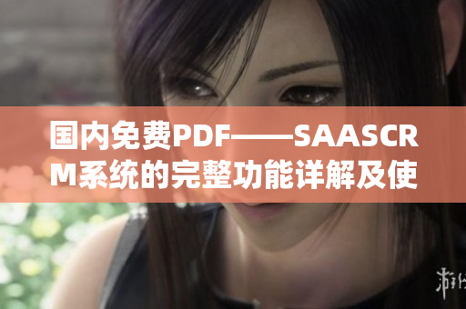 国内免费PDF——SAASCRM系统的完整功能详解及使用指南