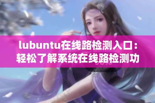 lubuntu在线路检测入口：轻松了解系统在线路检测功能
