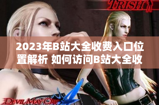 2023年B站大全收费入口位置解析 如何访问B站大全收费功能？