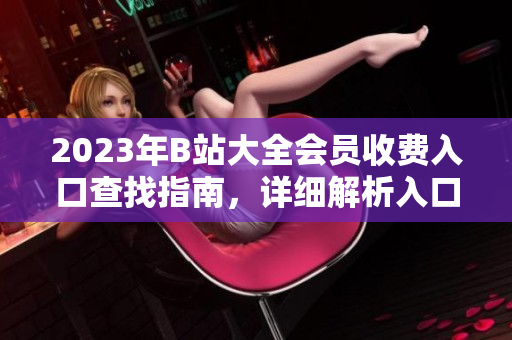 2023年B站大全会员收费入口查找指南，详细解析入口位置及费用详情