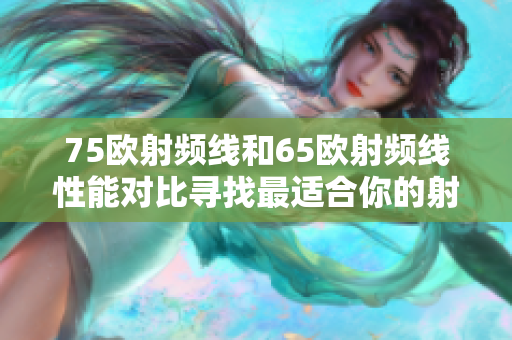 75欧射频线和65欧射频线性能对比寻找最适合你的射频线