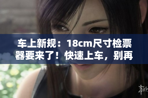 车上新规：18cm尺寸检票器要来了！快速上车，别再担心尺寸问题。