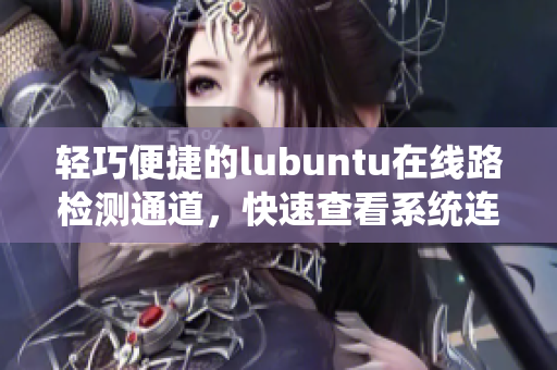 轻巧便捷的lubuntu在线路检测通道，快速查看系统连接状态
