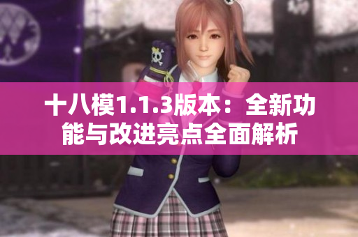 十八模1.1.3版本：全新功能与改进亮点全面解析
