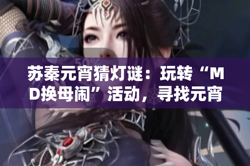 苏秦元宵猜灯谜：玩转“MD换母闹”活动，寻找元宵趣味的灯谜趣味