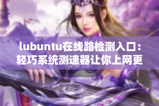 lubuntu在线路检测入口：轻巧系统测速器让你上网更畅快
