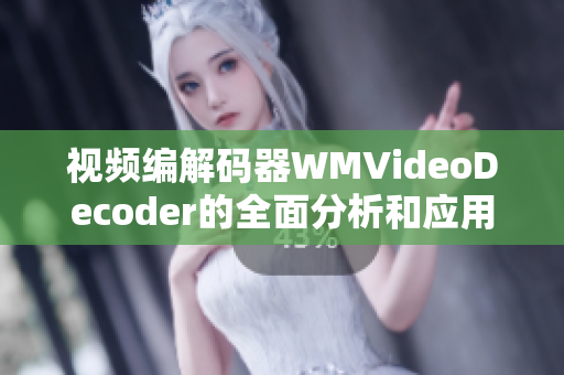 视频编解码器WMVideoDecoder的全面分析和应用探索