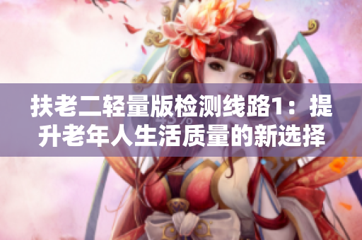 扶老二轻量版检测线路1：提升老年人生活质量的新选择