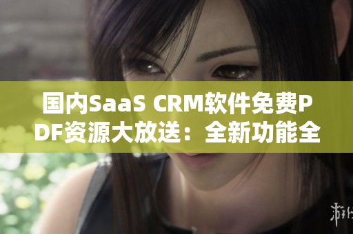国内SaaS CRM软件免费PDF资源大放送：全新功能全面解析