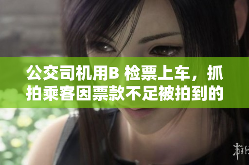 公交司机用B 检票上车，抓拍乘客因票款不足被拍到的瞬间