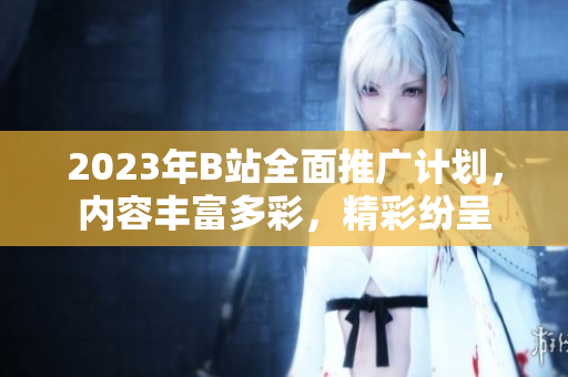 2023年B站全面推广计划，内容丰富多彩，精彩纷呈