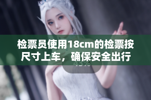检票员使用18cm的检票按尺寸上车，确保安全出行