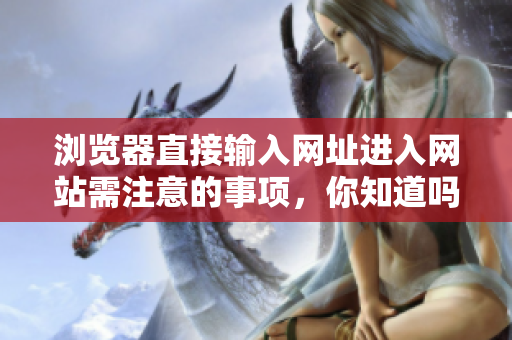 浏览器直接输入网址进入网站需注意的事项，你知道吗？