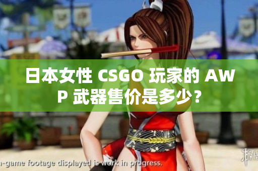 日本女性 CSGO 玩家的 AWP 武器售价是多少？