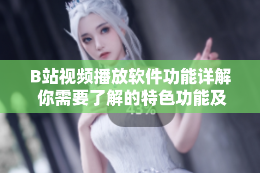 B站视频播放软件功能详解 你需要了解的特色功能及其优势