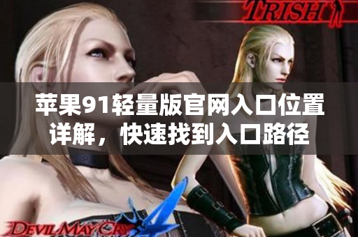 苹果91轻量版官网入口位置详解，快速找到入口路径