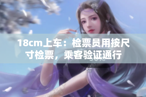 18cm上车：检票员用按尺寸检票，乘客验证通行