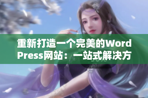 重新打造一个完美的WordPress网站：一站式解决方案