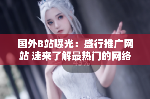 国外B站曝光：盛行推广网站 速来了解最热门的网络文化
