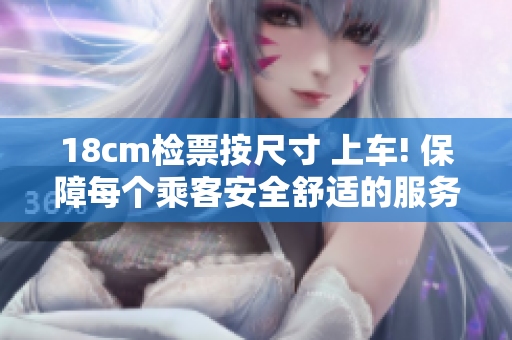 18cm检票按尺寸 上车! 保障每个乘客安全舒适的服务