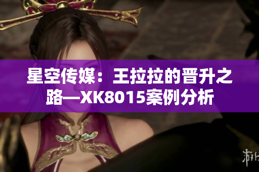 星空传媒：王拉拉的晋升之路—XK8015案例分析