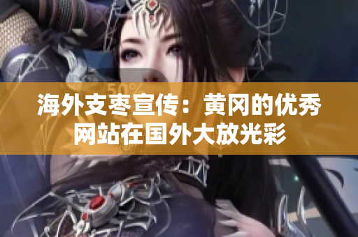 海外支枣宣传：黄冈的优秀网站在国外大放光彩