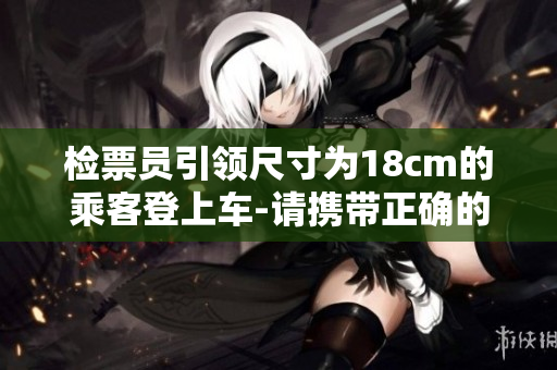 检票员引领尺寸为18cm的乘客登上车-请携带正确的尺寸乘车证明